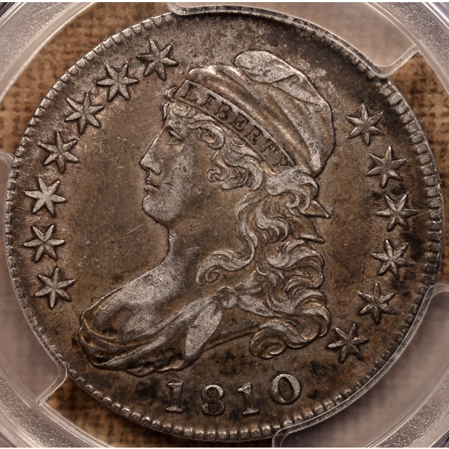 1810 O.104a Capped Bust Half Dollar PCGS XF40 CAC, ex. Brunner