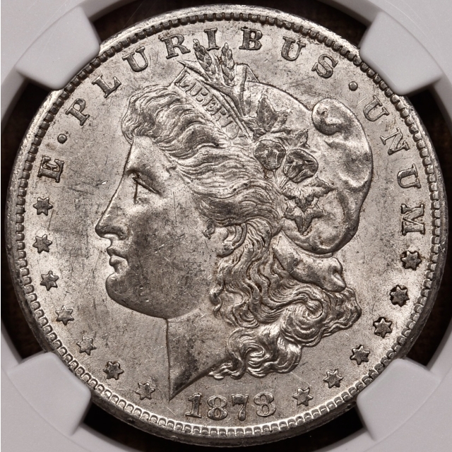 1878-CC VAM 27 Morgan Dollar NGC AU58