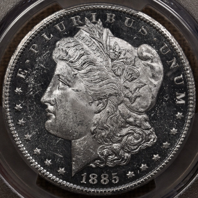 1885-CC Morgan Dollar PCGS MS63 DMPL