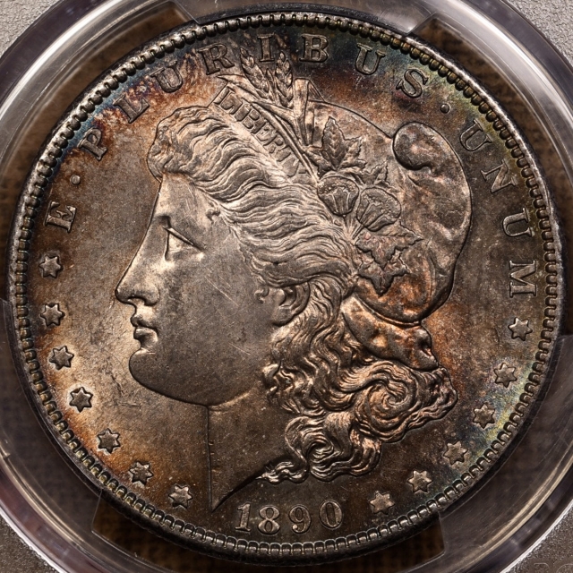1890-S Morgan Dollar PCGS AU58, AU63 & WOW!