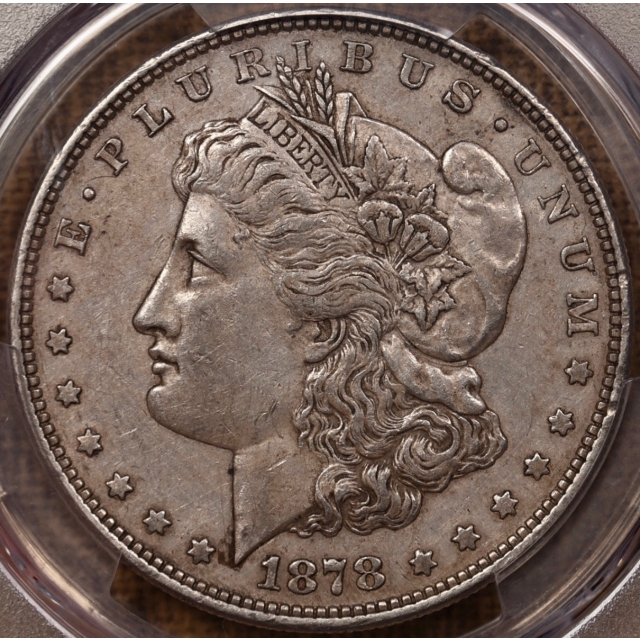 1878 8TF VAM 9 Morgan Dollar PCGS XF45 CAC, The First Morgan