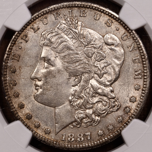 1887-S Morgan Dollar NGC AU58
