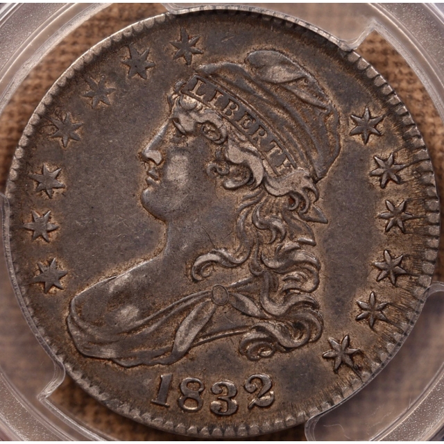 1832 O.115 Small Letters Capped Bust Half Dollar PCGS XF45 CAC