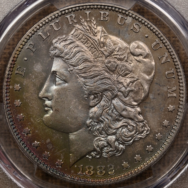 1882 Proof Morgan Dollar PCGS PR64+ CAC