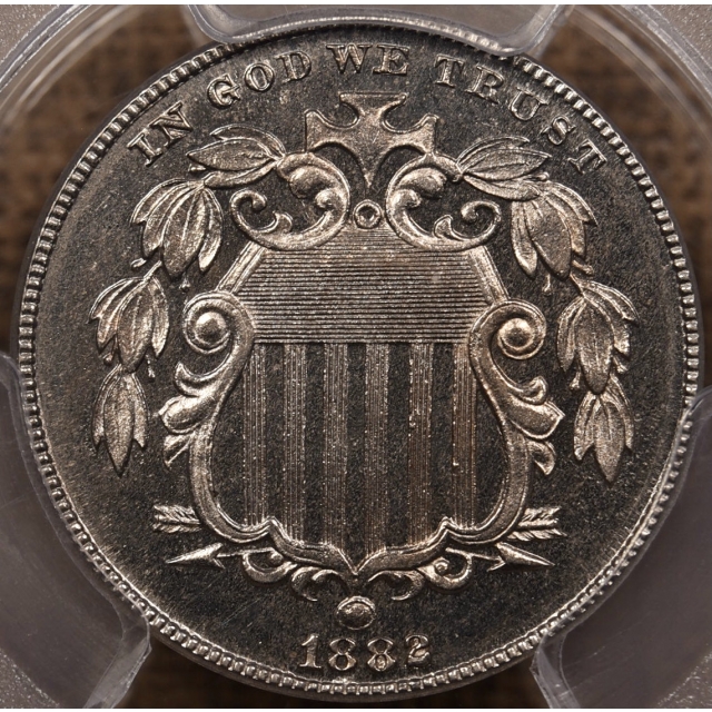 1882 Proof Shield Nickel PCGS PR64 CAC