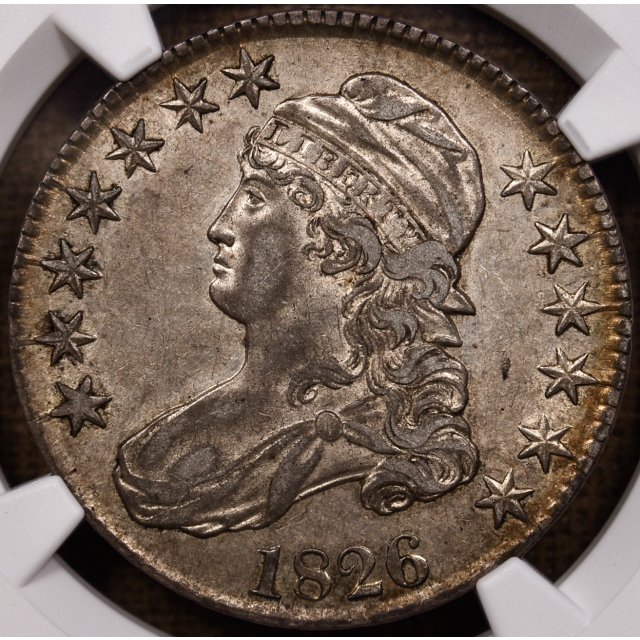 1826 O.104a Capped Bust Half Dollar NGC XF45, exceptional