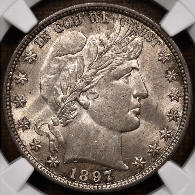 1897 Barber Half Dollar NGC MS63