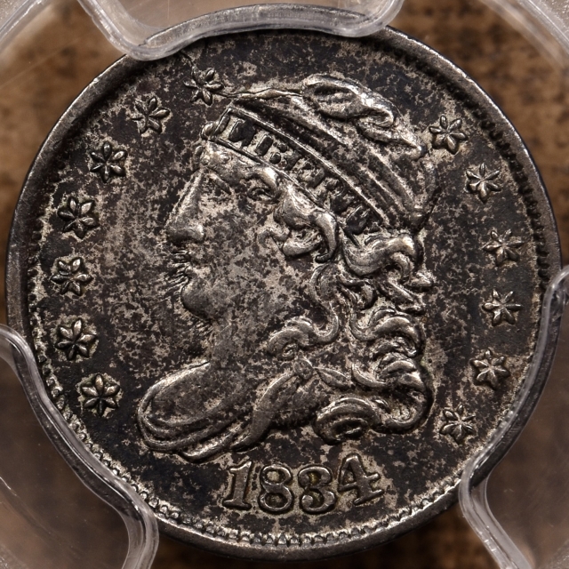 1834 LM-5 Capped Bust Half Dime PCGS XF45