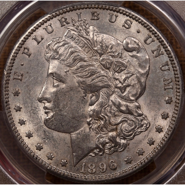 1896-S Morgan Dollar PCGS AU58 CAC, NE Hoard