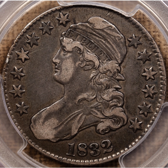 1832 O.110 Small Letters Capped Bust Half Dollar PCGS VF35