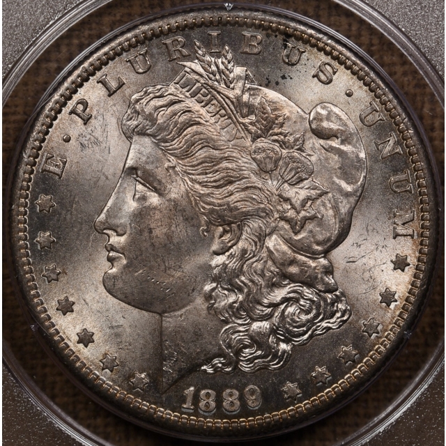 1889-S Morgan Dollar PCGS MS63 Rattler CAC