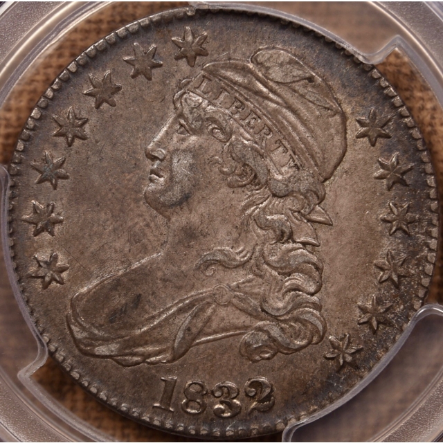 1832 O.122 Small Letters Capped Bust Half Dollar PCGS XF45 CAC