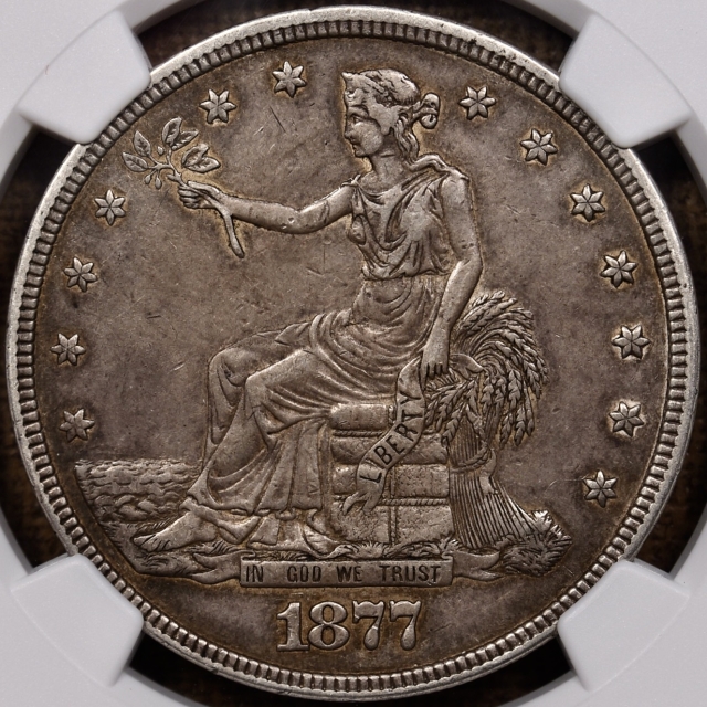 1877 Trade Dollar NGC AU50