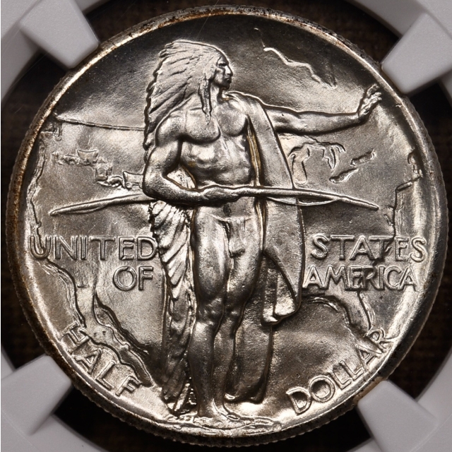 1926 Oregon Trail Silver Commemorative NGC MS65