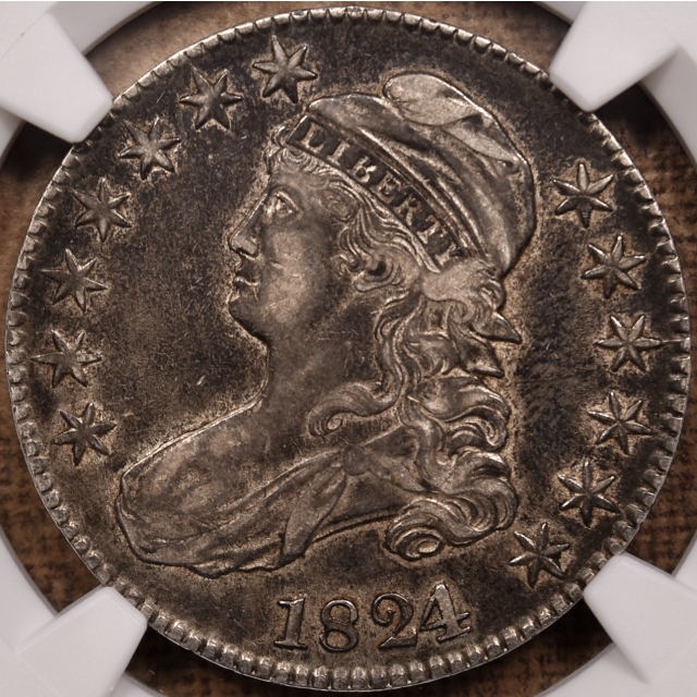 1824/1 O.101a Capped Bust Half Dollar NGC XF45