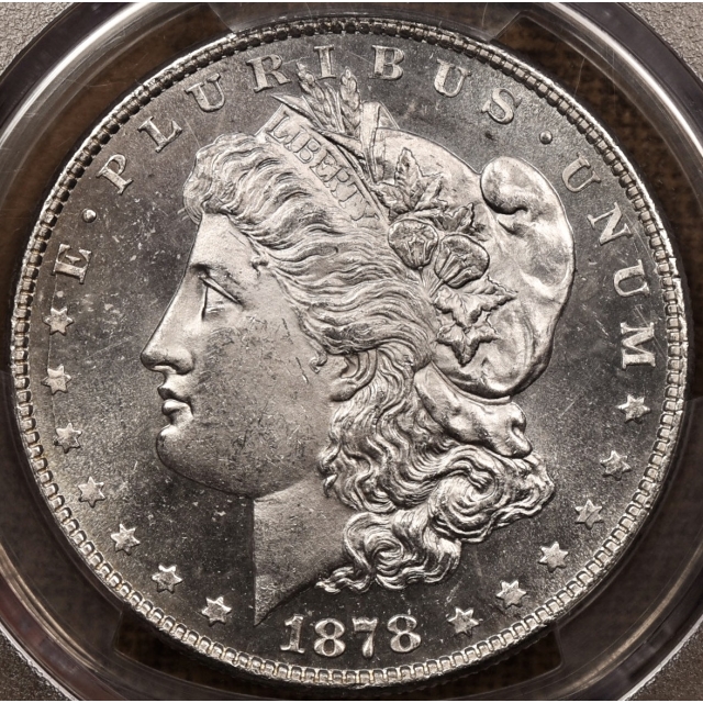 1878 8TF V.6 Morgan Dollar PCGS MS64, PL-ish