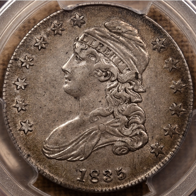 1835 O.106 Capped Bust Half Dollar PCGS XF45 CAC, ex. Brunner