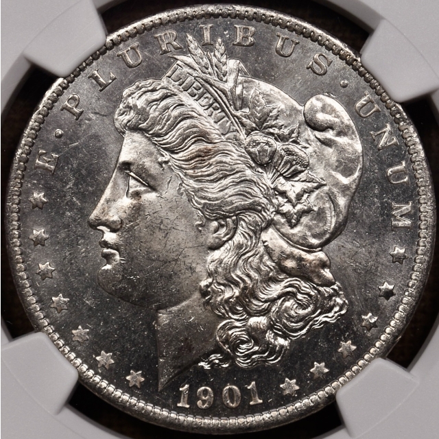 1901-O Morgan Dollar NGC MS64 PL CAC