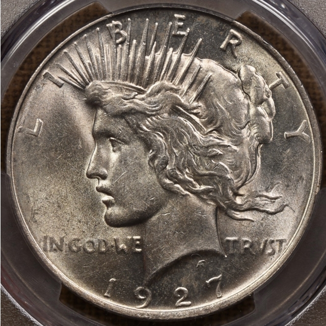 1927-D Peace Dollar PCGS AU58