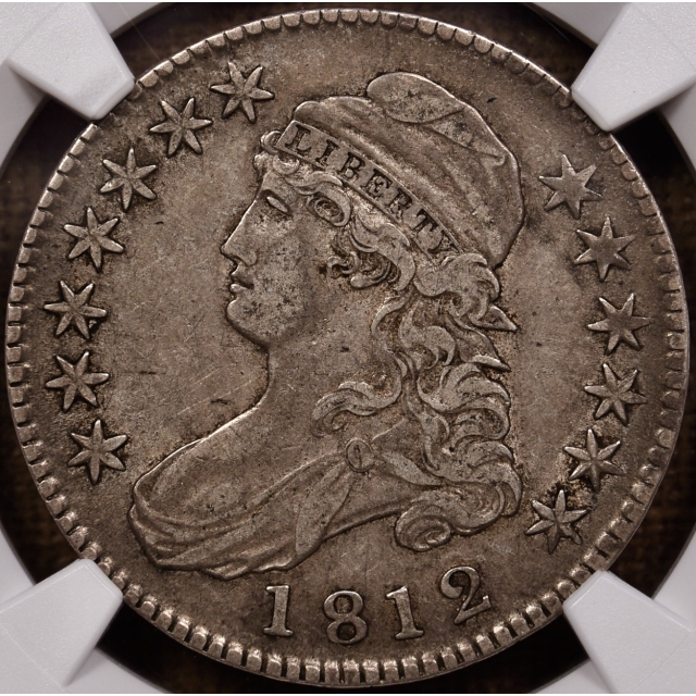 1812 O.107' Capped Bust Half Dollar NGC VF35