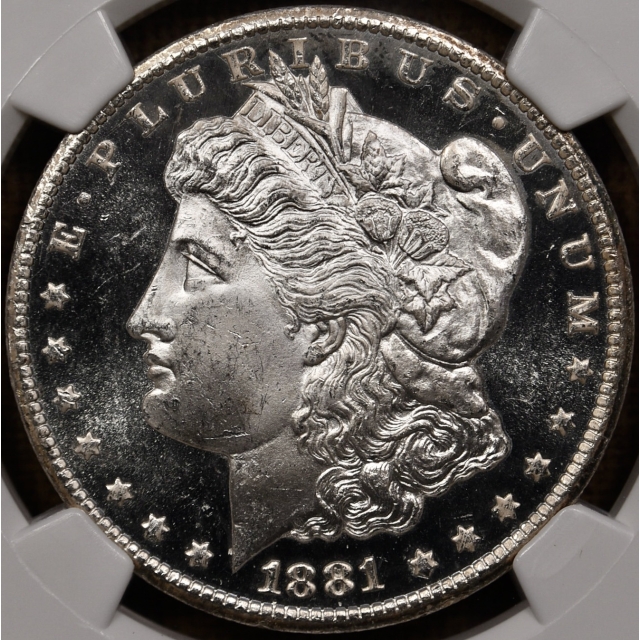 1881-CC Morgan Dollar NGC MS64* DMPL CAC