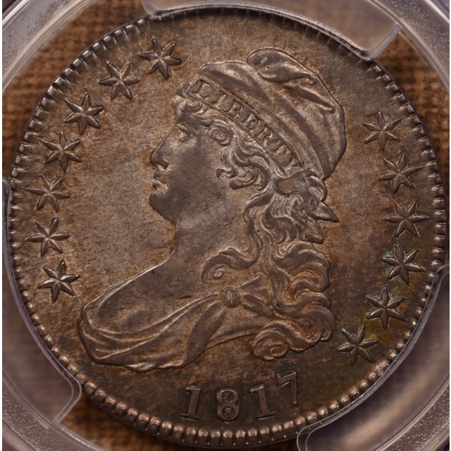1817 O.113(a) Capped Bust Half Dollar PCGS MS62