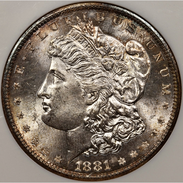 1881-S Morgan Dollar NGC MS64 Fatty, gem!
