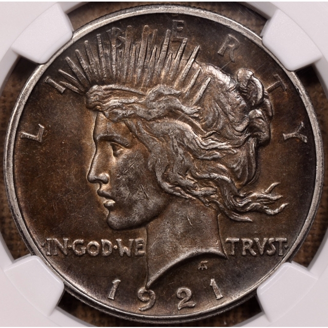 1921 Peace Dollar NGC AU55