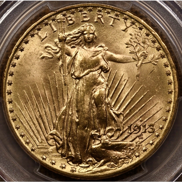 1913-D $20 Saint Gaudens PCGS MS64 CAC