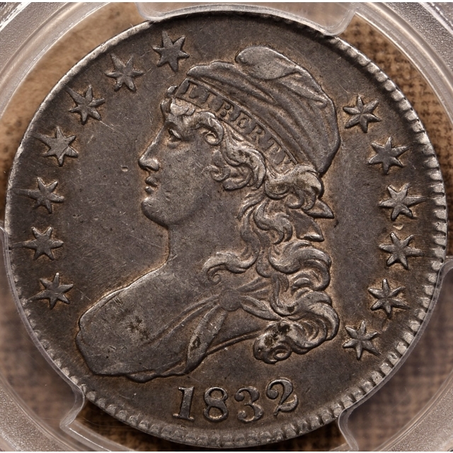 1832 O.109 R4- Small Letters Capped Bust Half Dollar PCGS XF45 CAC