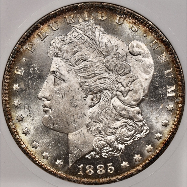 1885-O Morgan Dollar old ANACS MS63 PL