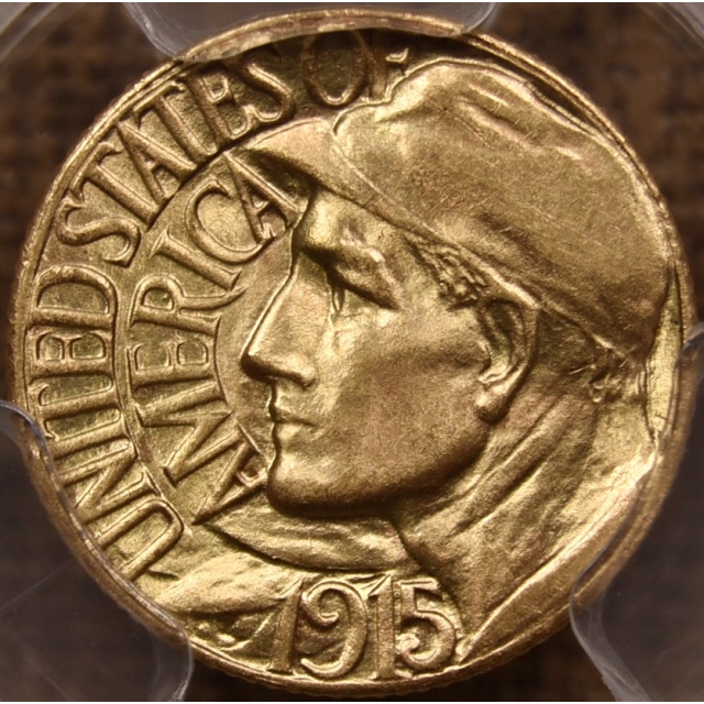 1915-S Pan-Pac G$1 Gold Commemorative PCGS MS64
