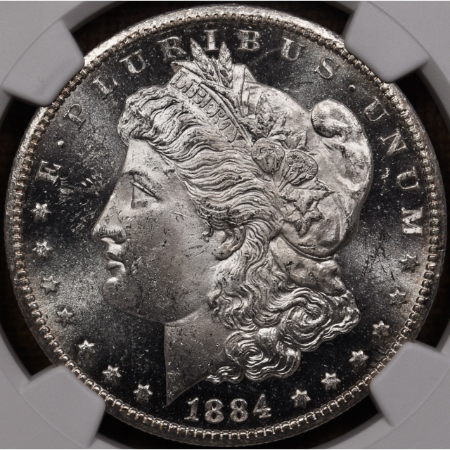 1884-CC Morgan Dollar NGC MS63 PL CAC