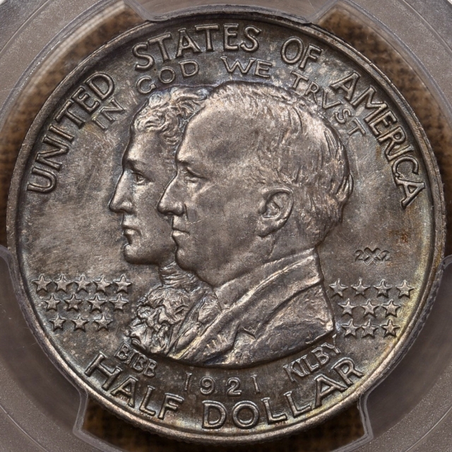 1921 Alabama 2x2 Silver Commemorative PCGS MS64 CAC