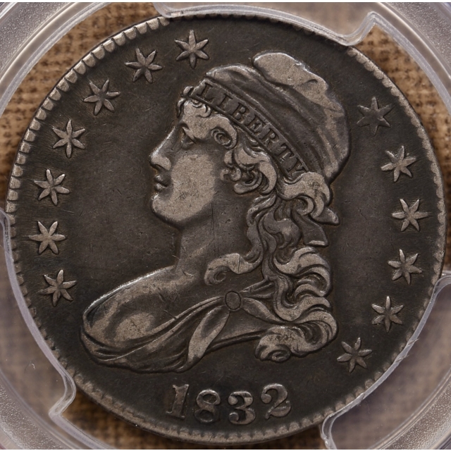 1832 O.116 Small Letters Capped Bust Half Dollar PCGS VF35