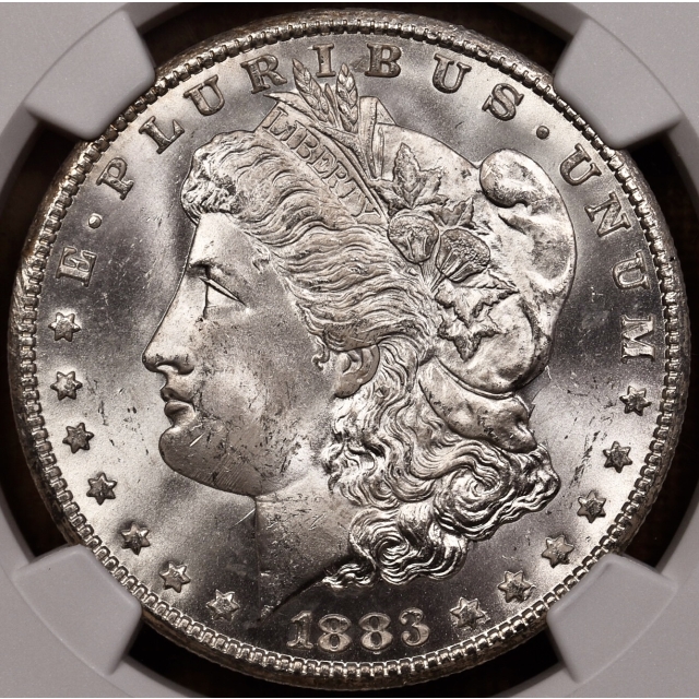 1883-CC Morgan Dollar NGC MS64+