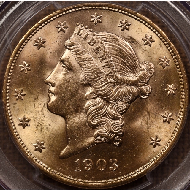 1903 $20 Liberty Head Double Eagle PCGS MS63