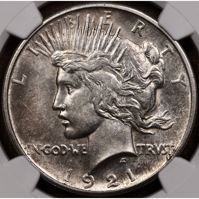 1921 Peace Dollar NGC AU58