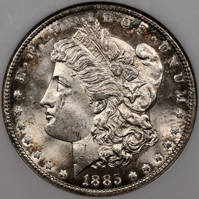 1885-CC Morgan Dollar NGC MS64, No-Line 2.0 Fatty