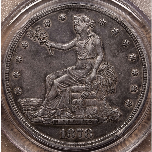 1878-S Trade Dollar PCGS XF45, ex. Bill Bugert