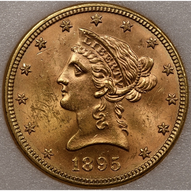 1895 $10 Liberty Head Eagle NCI MS63