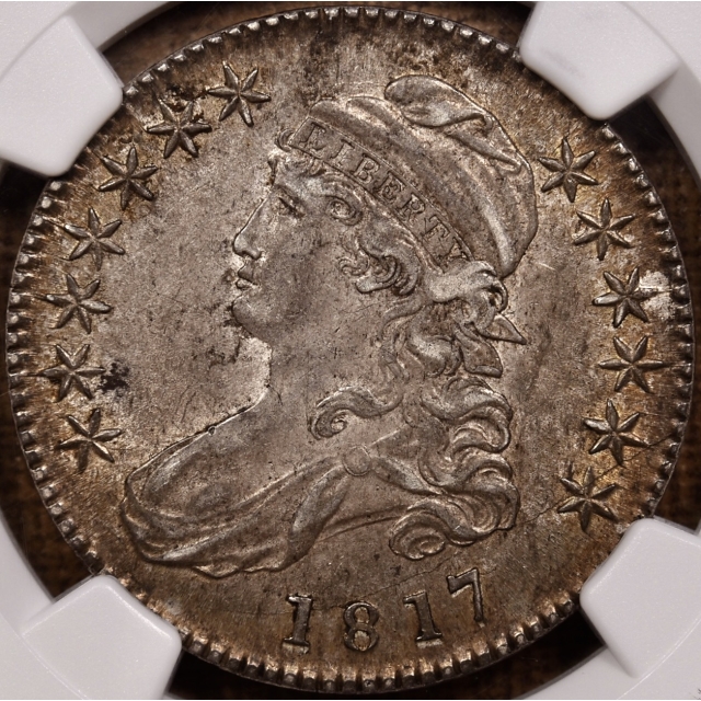 1817 O.113a Capped Bust Half Dollar NGC AU55 CAC