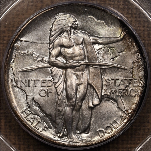 1937-D Oregon Silver Commemorative PCGS MS67 OGH