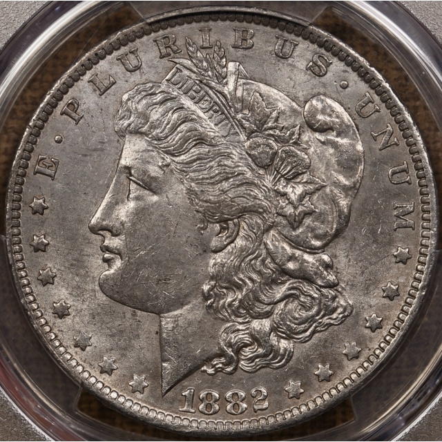 1882-O/S V.5 Morgan Dollar PCGS AU58