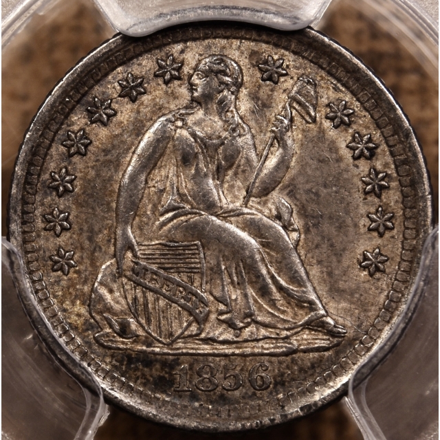 1856-O Liberty Seated Half Dime PCGS AU55
