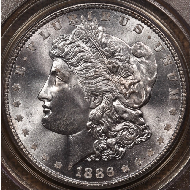 1886 Morgan Dollar PCGS MS65 OGH CAC