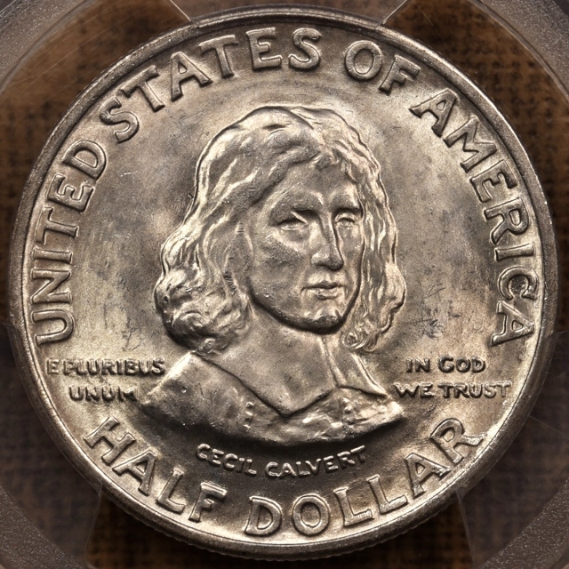 1934 Maryland Silver Commemorative PCGS MS65