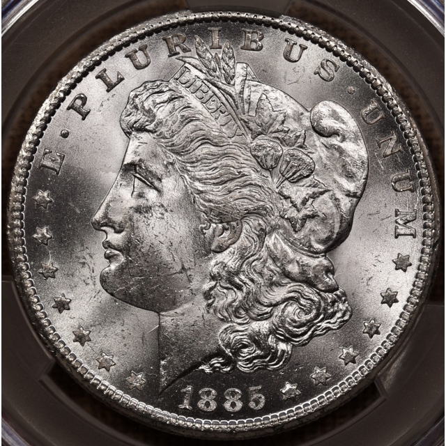 1885-CC Morgan Dollar CACG MS63