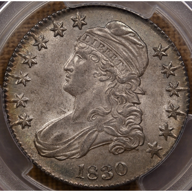 1830 O.105 R4 Small 0 Capped Bust Half Dollar PCGS MS61 CAC