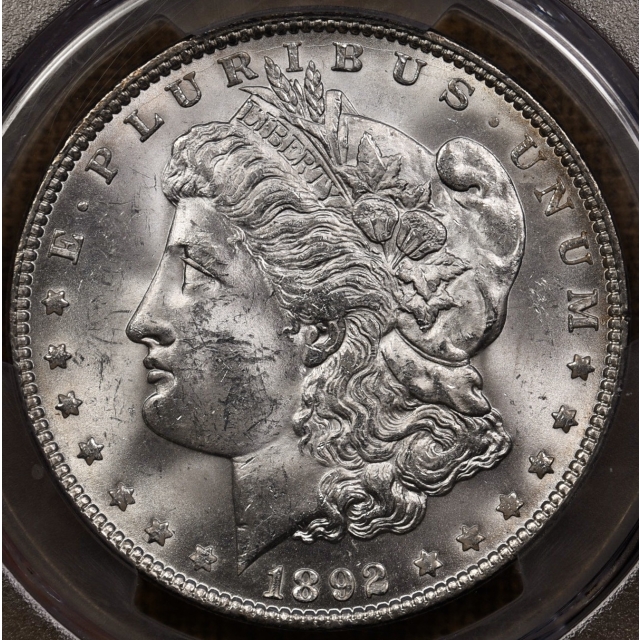1892 Morgan Dollar PCGS MS63